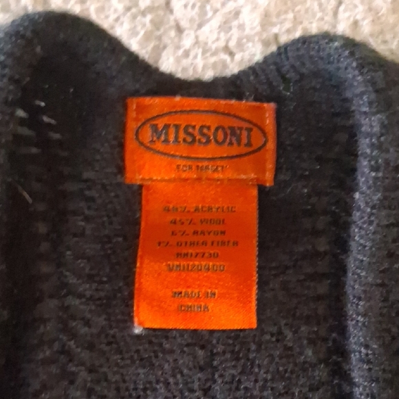 Missoni for Target Black and Multicolor Chevron Cape - Picture 2 of 4